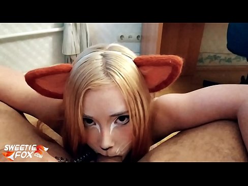 ❤️ Nilunok ni Kitsune ang titi at cum sa kanyang bibig ️ Magandang porn sa amin